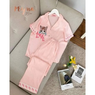 Bộ Pyjama Cao Cấp Kèm ảnh Thật Lụa satin