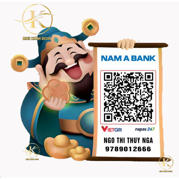 Bảng mã qr code để bàn in theo yêu cầu, bảng tài khoản ngân hàng, bảng thanh toán để ở quầy lễ tân