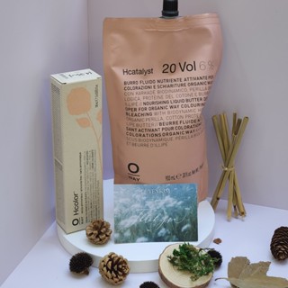 Thuốc nhuộm tóc phủ bạc Hcolor Oway Free Amoiac Itani 100ml + Oxy 100ml ( Có bảng màu )