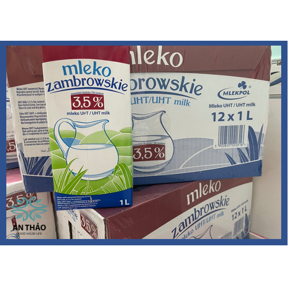 Sữa Mleko hộp 1Lít 12 hộp/Thùng