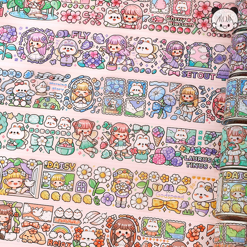 Băng dính washi tape 35cm xinh xắn