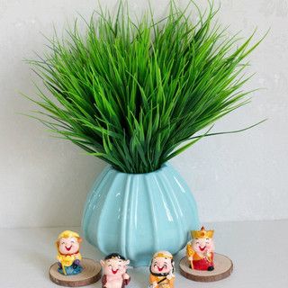 Cành Mạ Non, Cỏ Nhân Tạo Xanh Tươi (NHỰA PVC) Như Thật 100% Dùng Trang Trí, Văn Phòng, Nhà Cửa