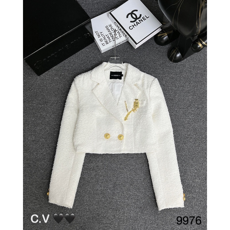 Áo VEST dạ cao cấp kèm cúc đồng sang chảnh hàng QCL1