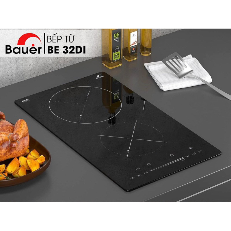 Bếp từ domino Bauer BE 32DI Nhập khẩu Malaysia, BẢO HÀNH CHÍNH HÃNG 3