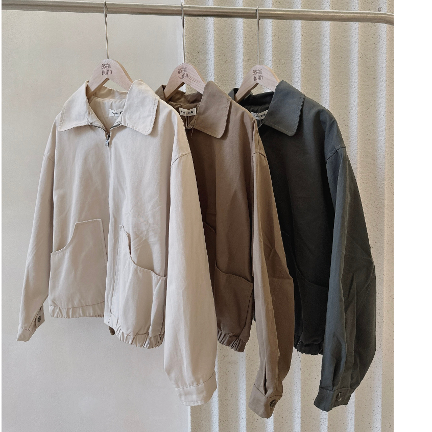 Áo khoác thô kaki cổ đức 1993s boutique