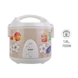 Nồi cơm điện sharp 1.8 lít ks-n191etv-chính hãng 100%-sx thailan,lòng nồi chống dính,nấu 3d