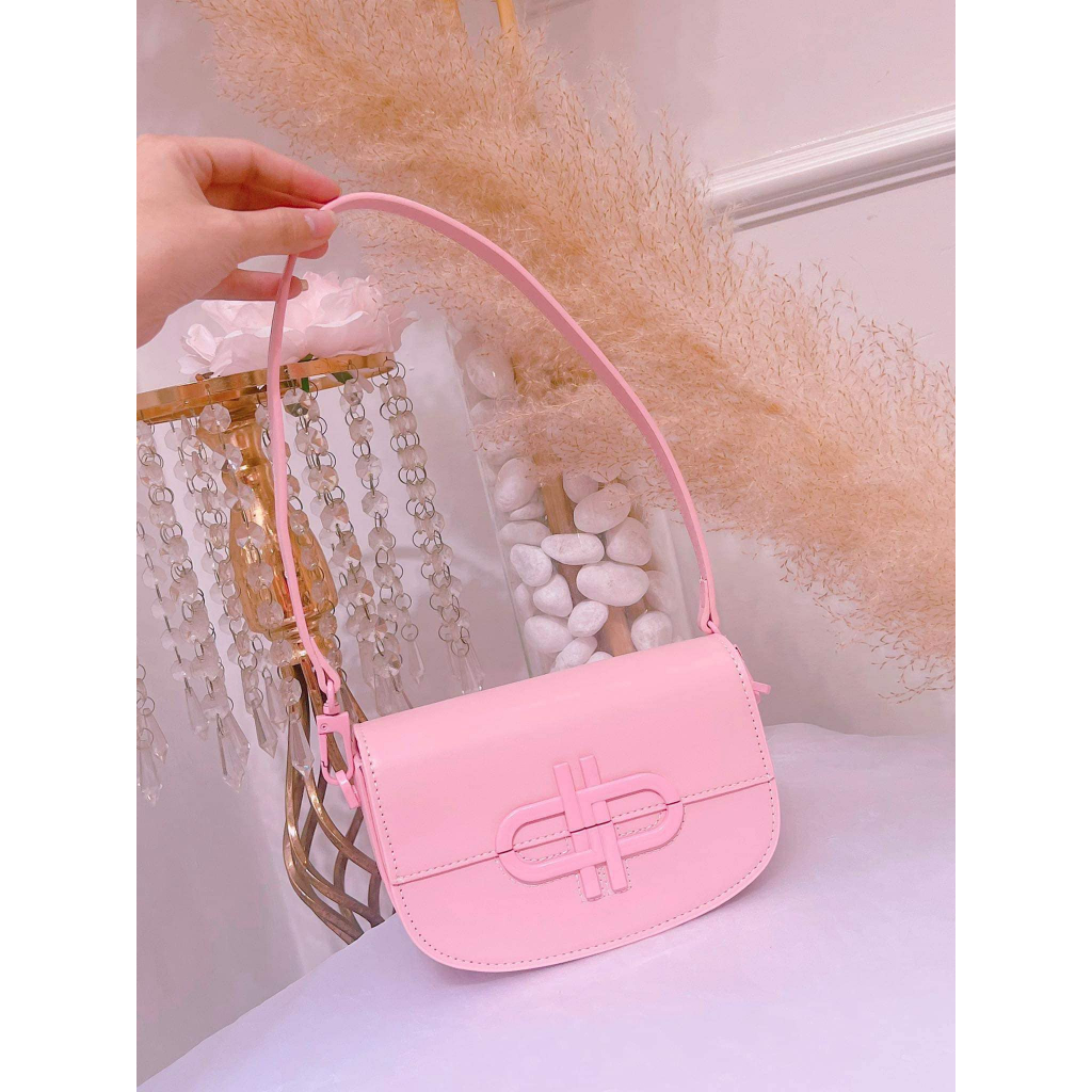 Túi xách nữ, túi đeo chéo thời trang công sở Hàn Quốc đeo chéo hot trend _ A33 TÚI PƠ DÔ DÁNG BẦU 2 DÂY