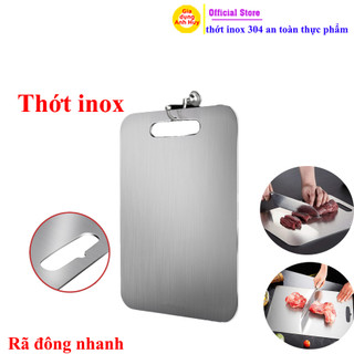 Thớt inox 304 chống gỉ, chống ẩm mốc không mùi kháng khuẩn độc hại - GDAH