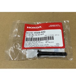 Vít bắt đầu tay lái - ốc bắt gù honda wave s110, rs110, rsx110. 6x45
