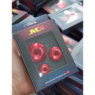 Ốc mâm lửa/nắp nhớt nhôm đỏ gắn cho dòng xe hd