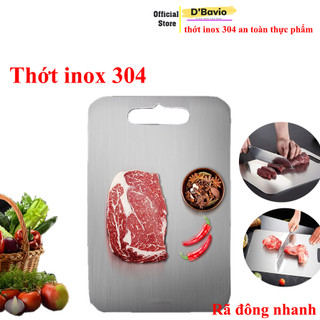 Thớt inox 304 chống ẩm mốc, không mùi kháng khuẩn ra đông nhanh - Dbavio