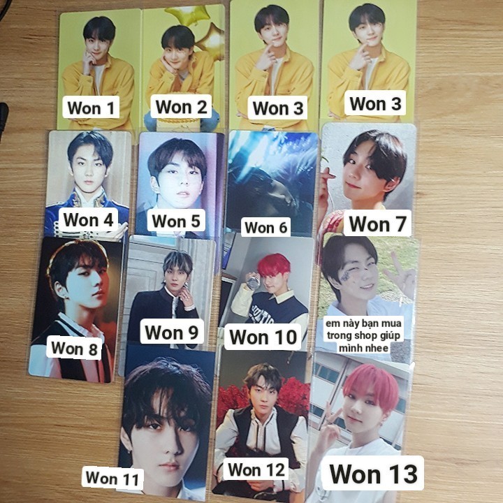 Card ảnh thẻ bo góc chính hãng enhypen card có video check