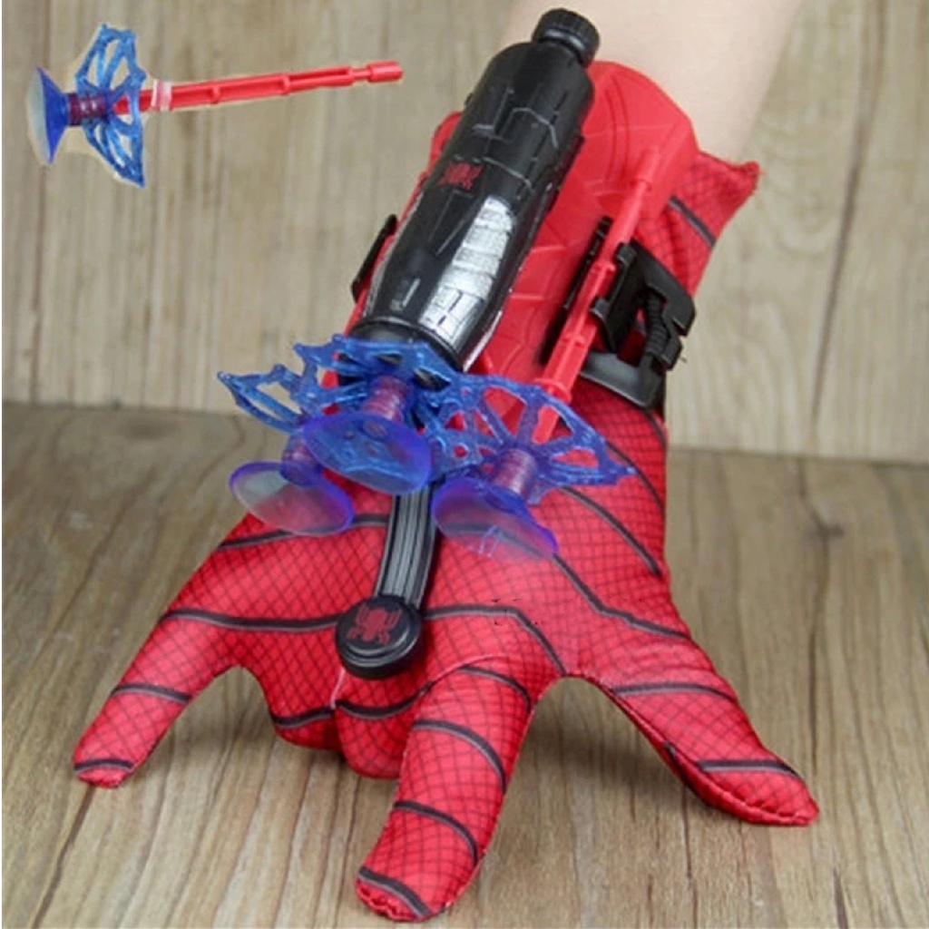 Đồ Chơi Bắn Tơ Độc Đáo Siêu Nhân Nhện Găng Tay Người Nhện Spider Man Cho Bé