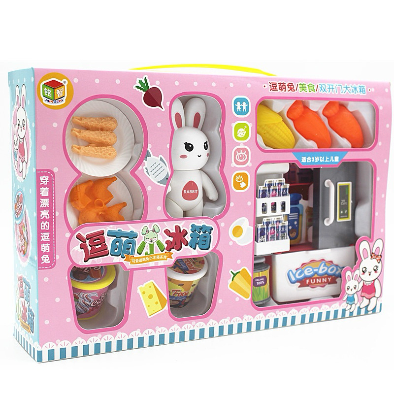Hộp đồ chơi tủ lạnh nhà bếp thỏ Rabbit 6623