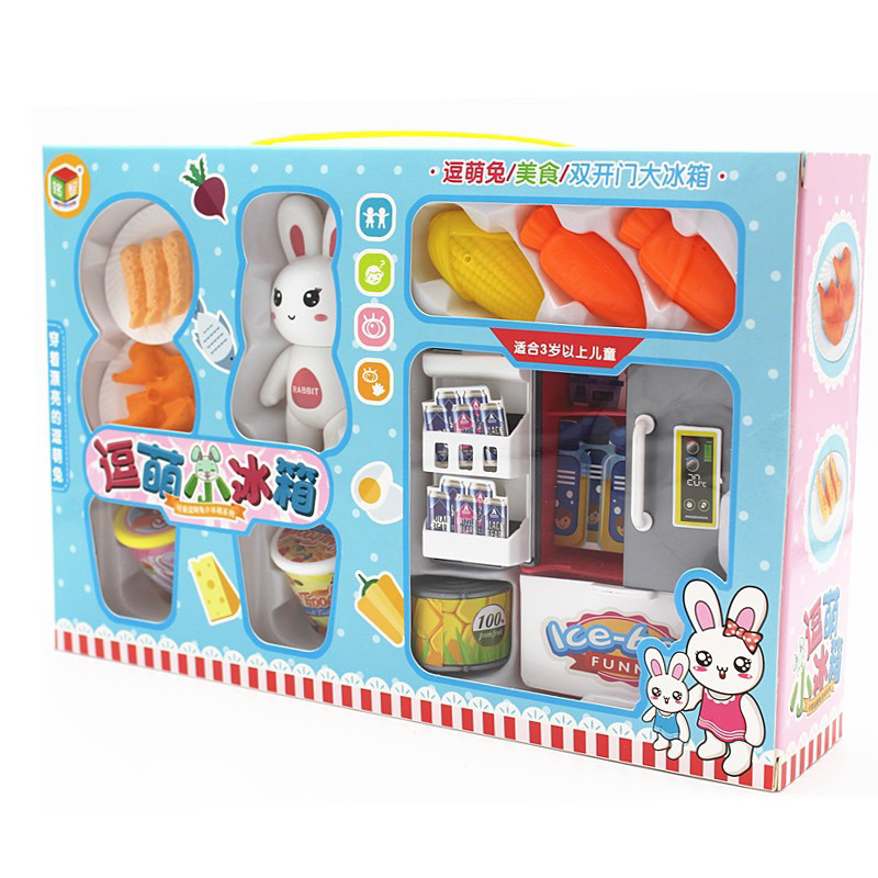 Hộp đồ chơi tủ lạnh nhà bếp thỏ Rabbit 6623