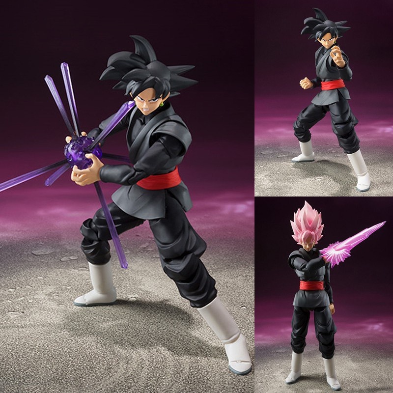 MH46 - Mô Hình SHF Black Goku Cao 15cm - Mô Hình Figma Black Goku Dragon Ball Super