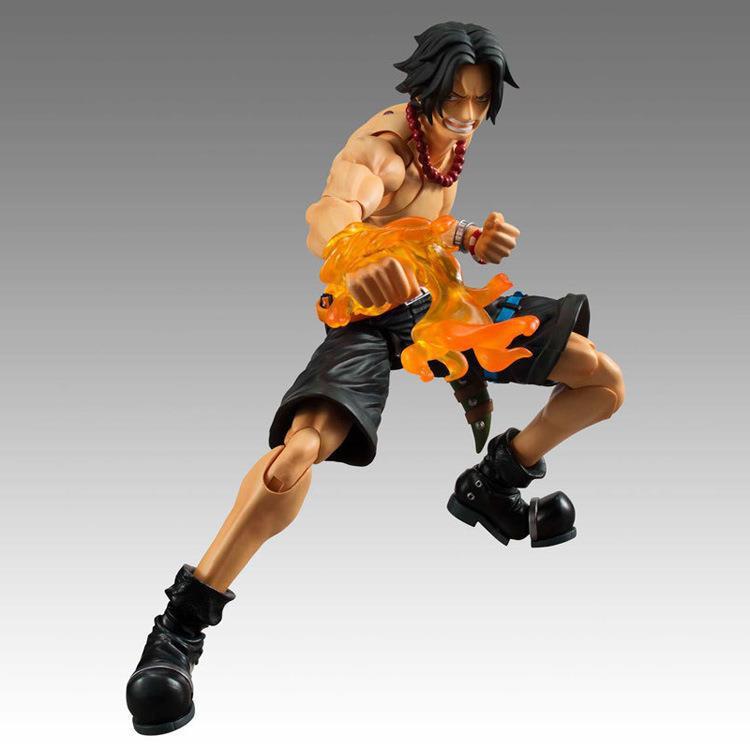 MH96 - Mô Hình Figma SHF Portgas D. Ace Hỏa Quyền Ace Có Khớp Cao 18cm - Mô Hình One Piece A1