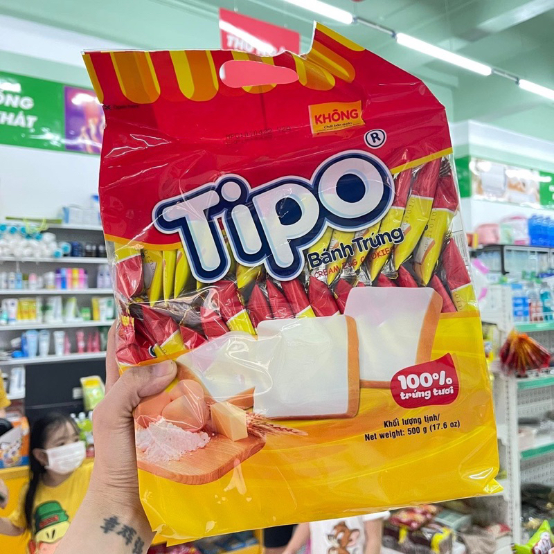 Bánh Trứng Tipo gói 500g