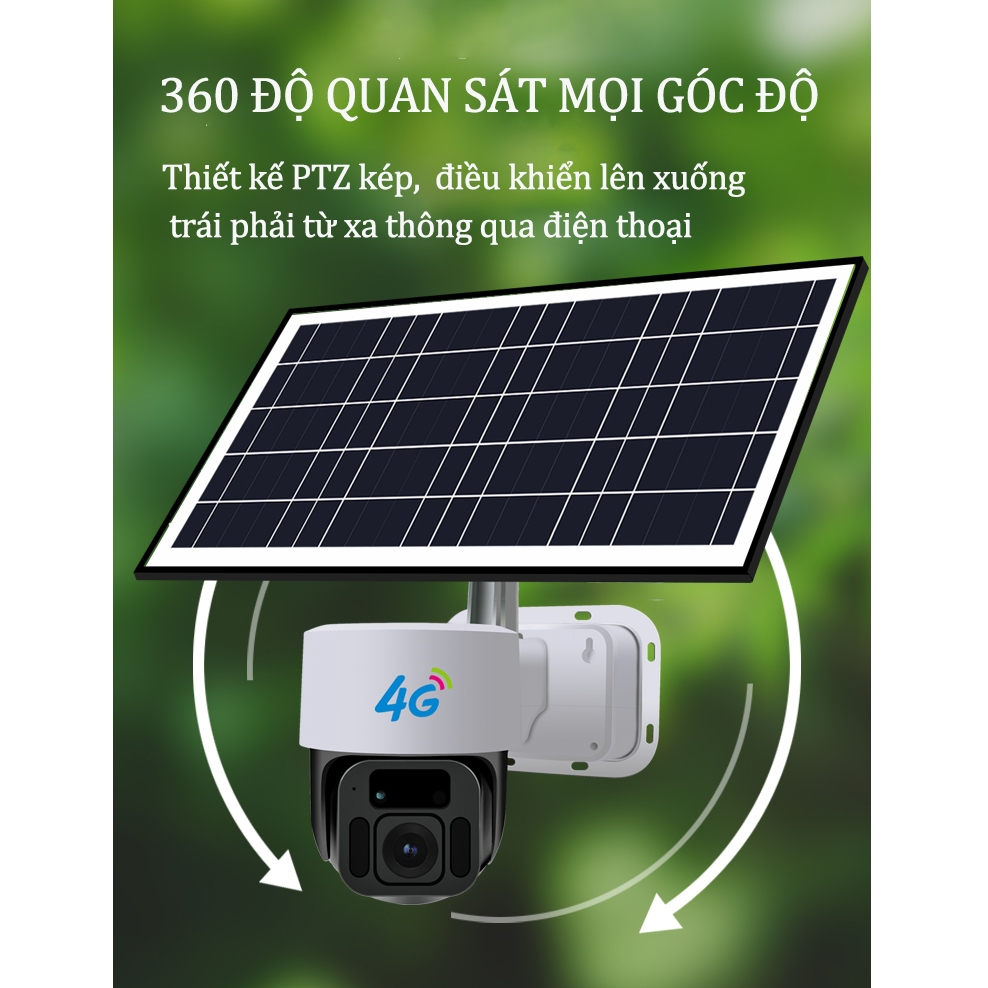DrCam Camera giám sát năng lượng mặt trời 20Watt không Wifi không điện HK-20W-Q7 - Hàng chính hãng