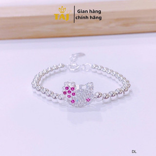 Lắc tay hello kitty bạc cho bé yêu _ bạc TAj