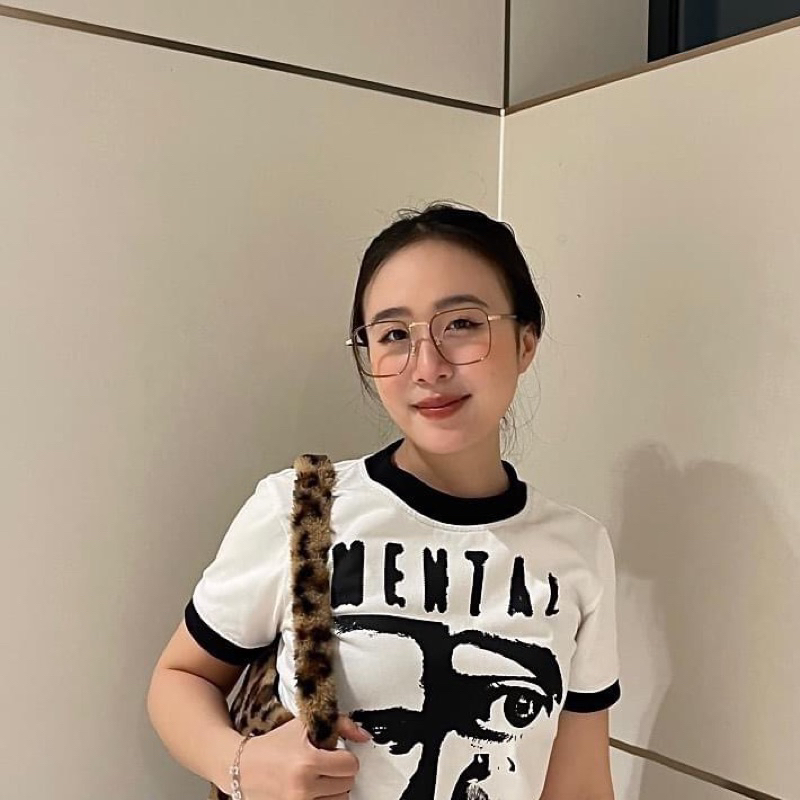 Gọng nhựa khung kim loại vuông to trơn, mũi ngang 2962