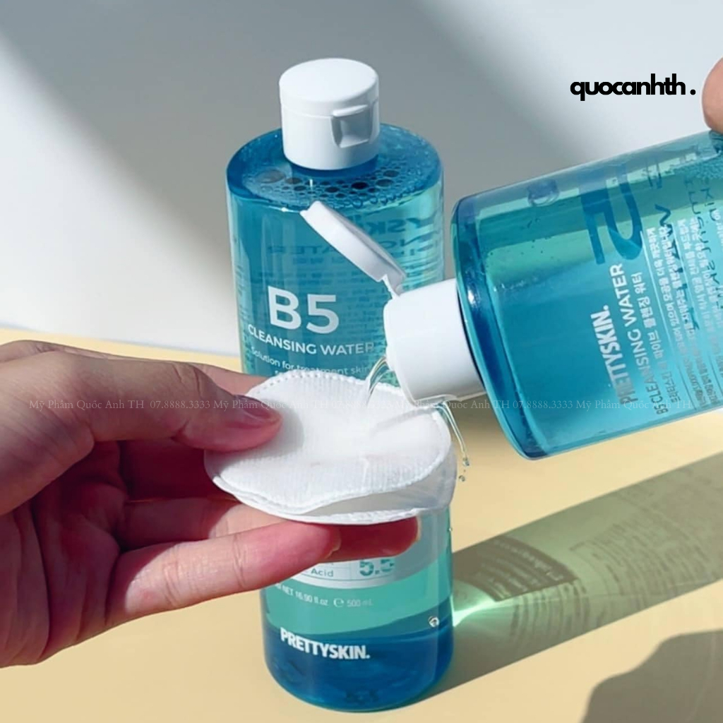 Nước Tẩy Trang B5 PRETTY SKIN Sạch Sâu, Dịu Nhẹ, Phù Hợp Cho Da Nhạy Cảm & Da Treatment - 500ml