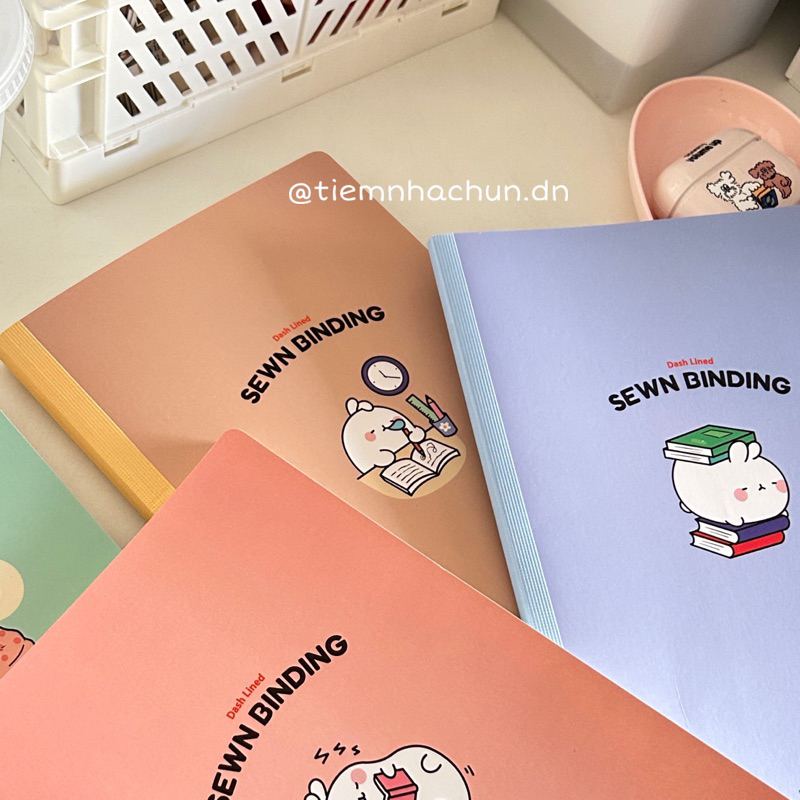 VỞ KẺ NGANG B5 120/200 trang SEWN BINDING CUTE  - tiệm nhà chun