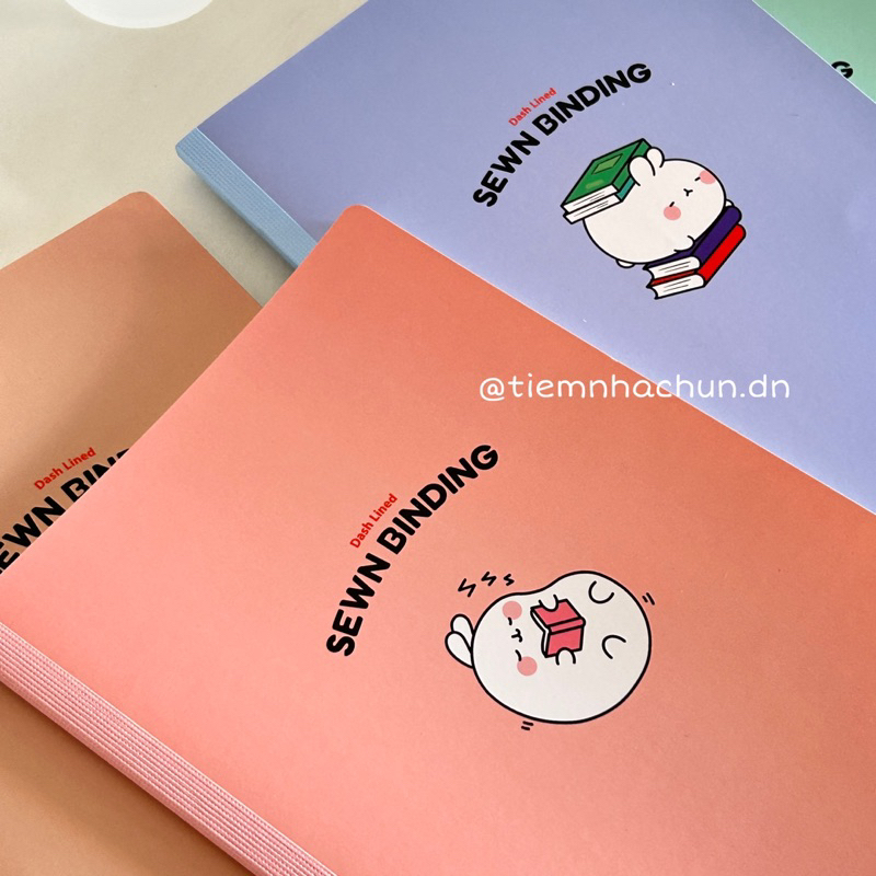 VỞ KẺ NGANG B5 120/200 trang SEWN BINDING CUTE  - tiệm nhà chun