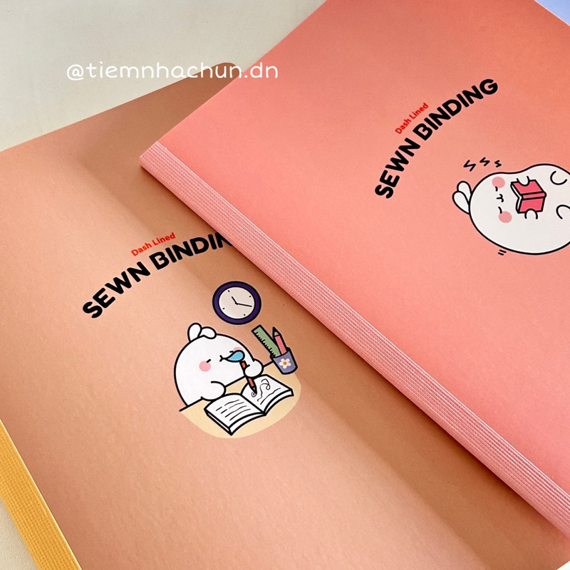 VỞ KẺ NGANG B5 120/200 trang SEWN BINDING CUTE  - tiệm nhà chun