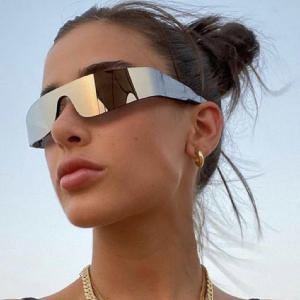 Kính thời trang Y2K tráng gương, kính mát nam nữ hàn quốc kiểu dáng unisex - Sun Eyewear