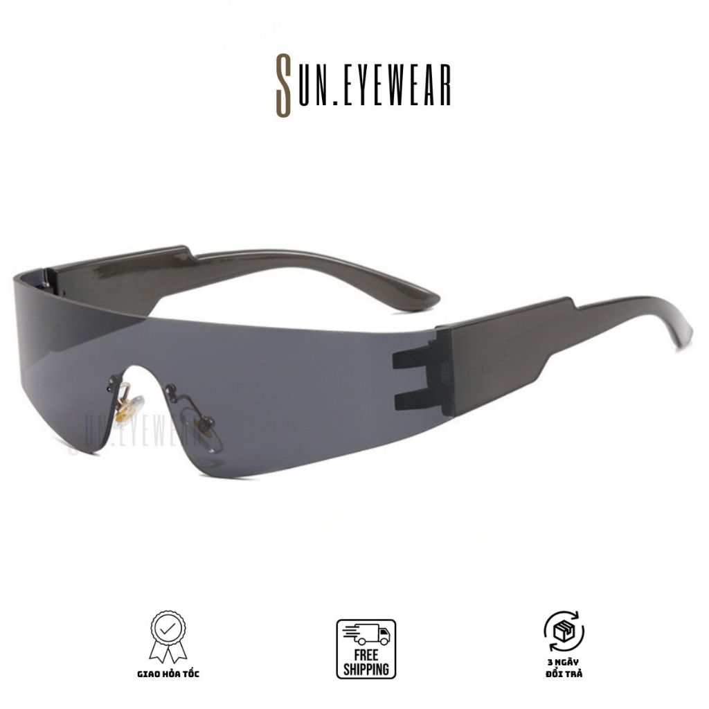 Kính thời trang Y2K tráng gương, kính mát nam nữ hàn quốc kiểu dáng unisex - Sun Eyewear