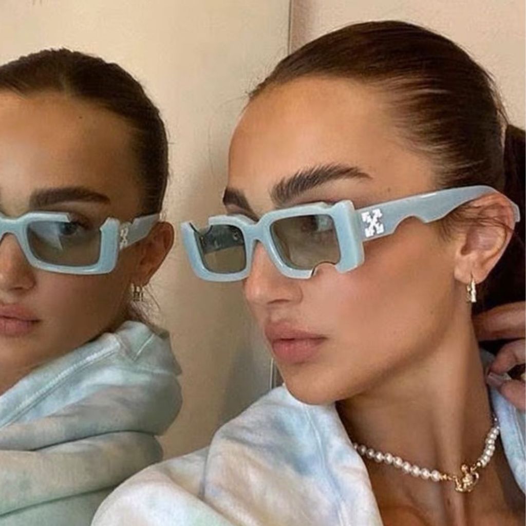 Kính mát thời trang nam nữ OFFW gọng nhựa mắt vuông khuyết - Sun Eyewear