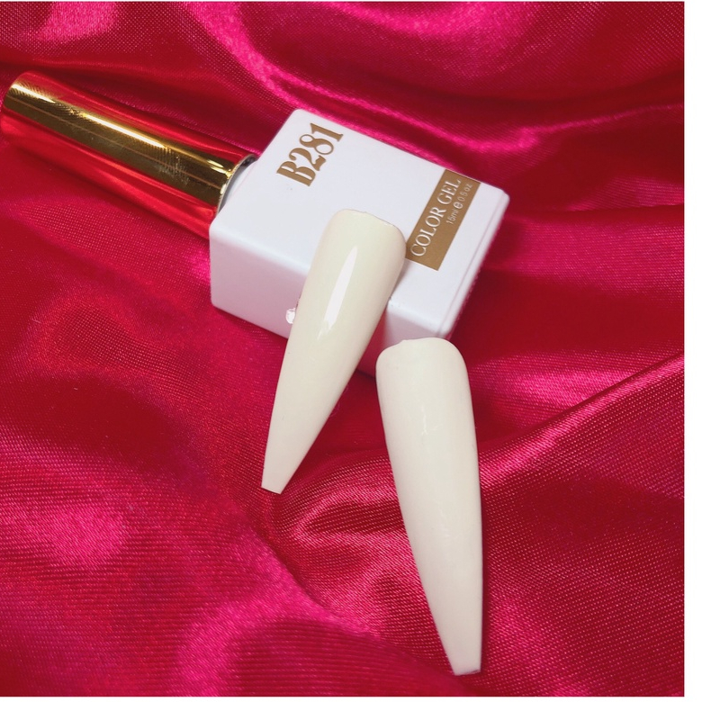 Sơn Gel Trắng - Đen- Trắng đục - Trắng Sữa B281 Cao Cấp