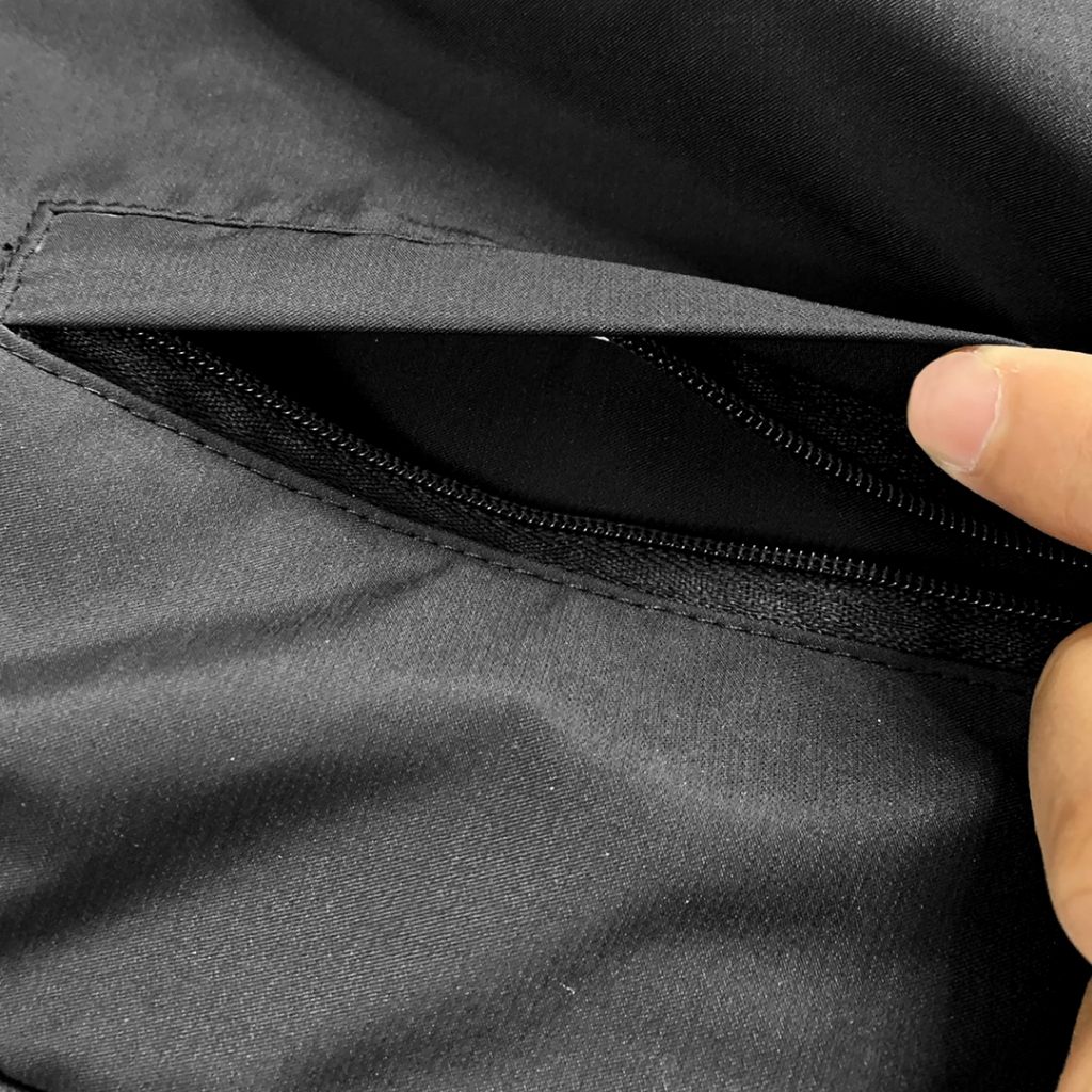 Áo Gió BS Đen Tay Sọc 01 Size Từ 70- 120kg ABIGSIZE