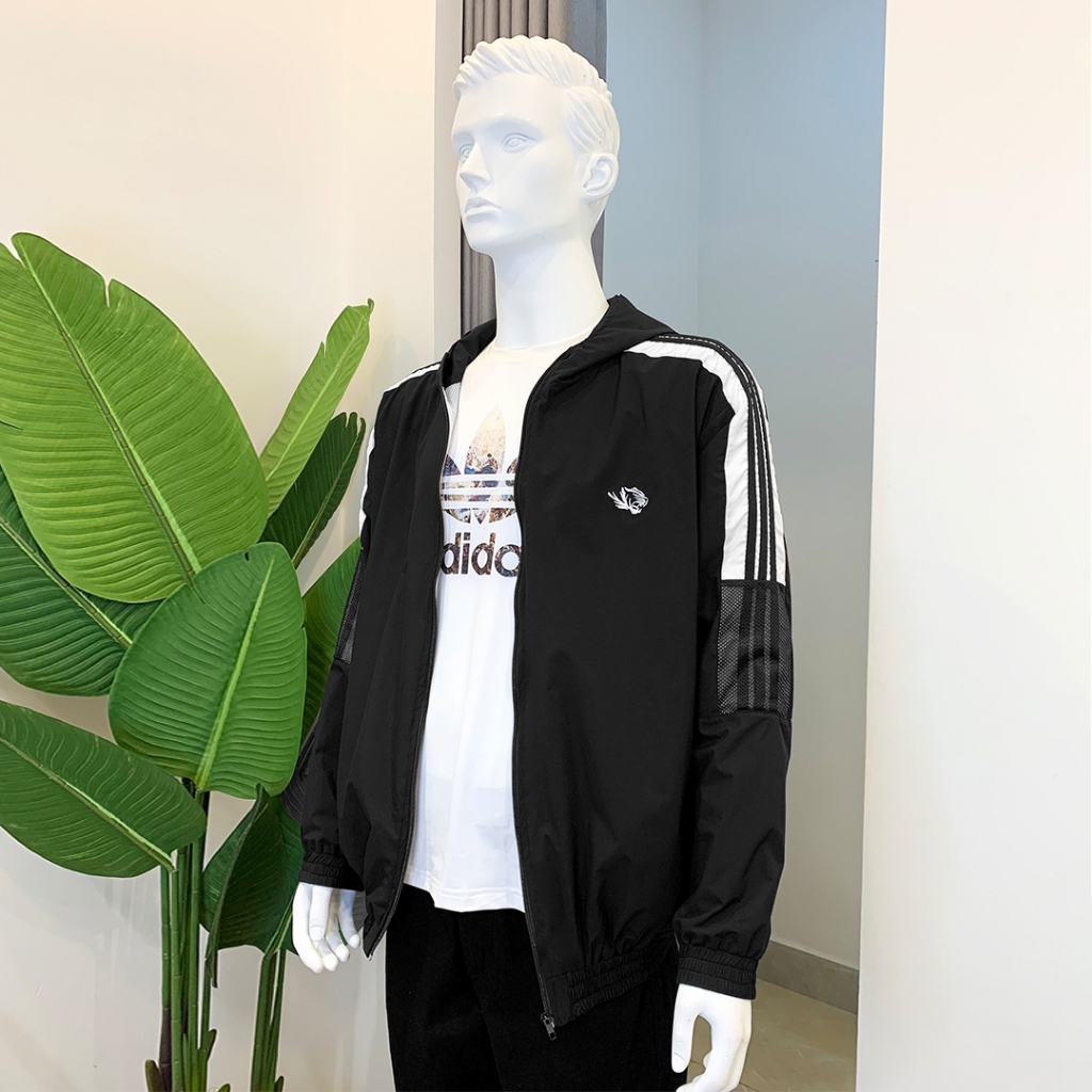 Áo Gió BS Đen Tay Sọc 01 Size Từ 70- 120kg ABIGSIZE