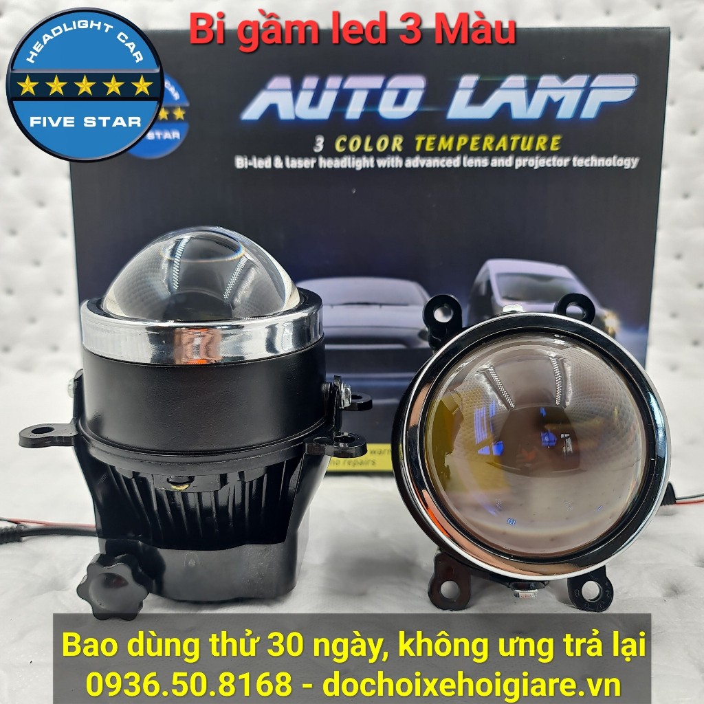 Đèn Bi Gầm Led Toyota Veloz Cross, Toyota Avanza. FIVE STAR 3.0 inch 55w, 2 chế độ cốt pha. Bao dùng thử 30 ngày