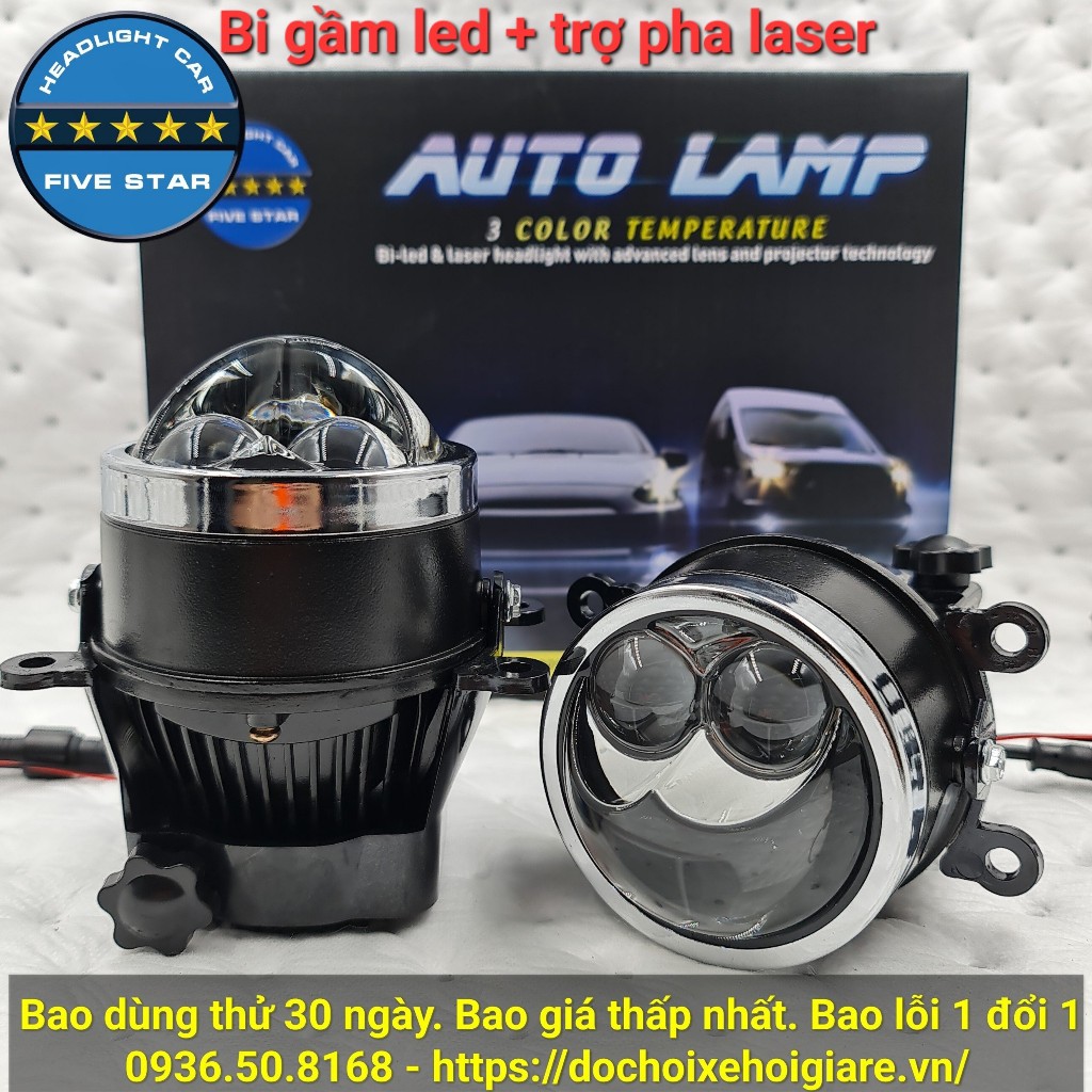 Đèn Bi Gầm Led Toyota Veloz Cross, Toyota Avanza. FIVE STAR 3.0 inch 55w, 2 chế độ cốt pha. Bao dùng thử 30 ngày