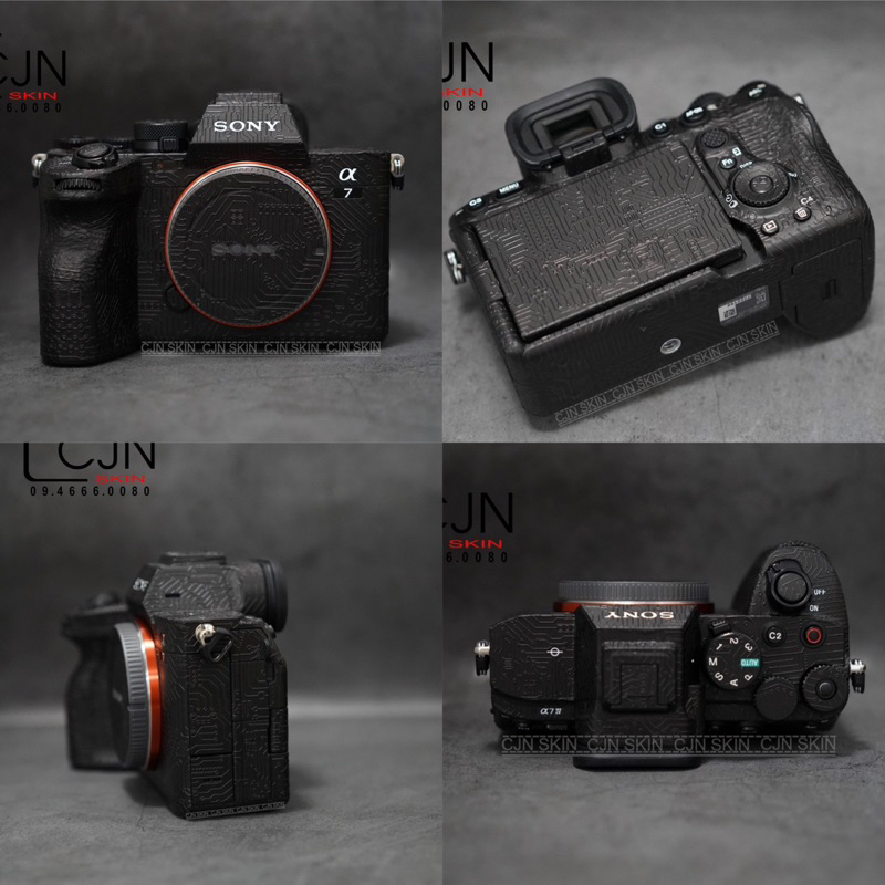 Miếng dán Skin Sony A7ii , A7iii, A7IV , A7Riii…CJNSkin