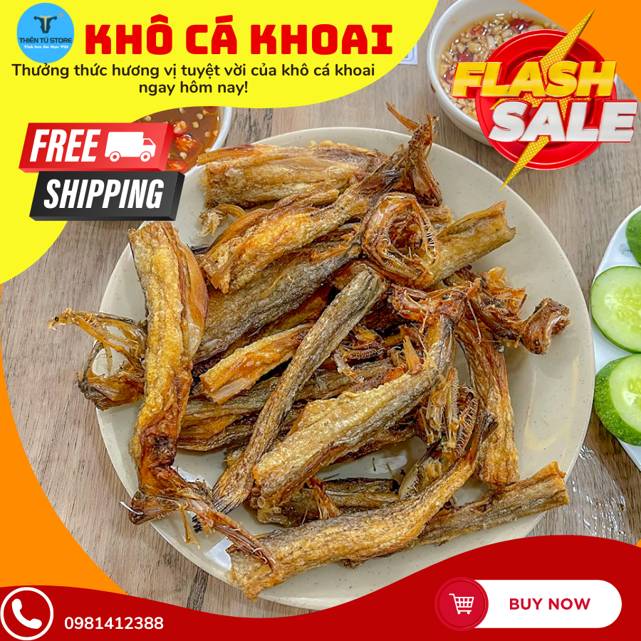 khô cá khoai Thiên Tú đặc biệt hải sản khô đặc sản Nha Trang nổi tiếng hấp dẫn đảm bảo an toàn vệ sinh thực phẩm