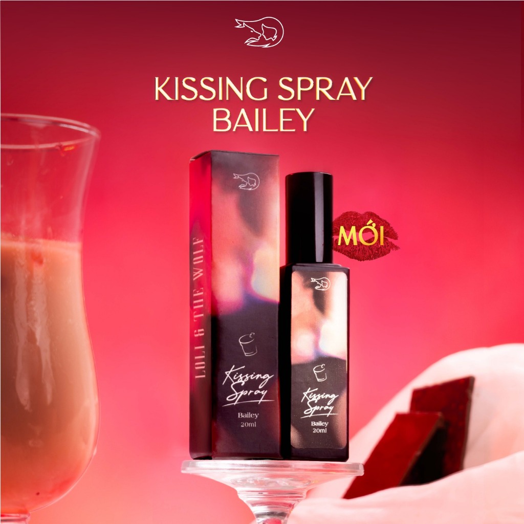 Xịt Thơm Miệng Kissing Spray Cocktail Loli & The Wolf Vị Bailey Chìm Đắm Chai 20ml