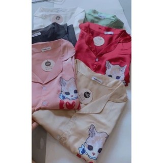 Bộ Pyjama Cao Cấp Kèm ảnh Thật Lụa satin