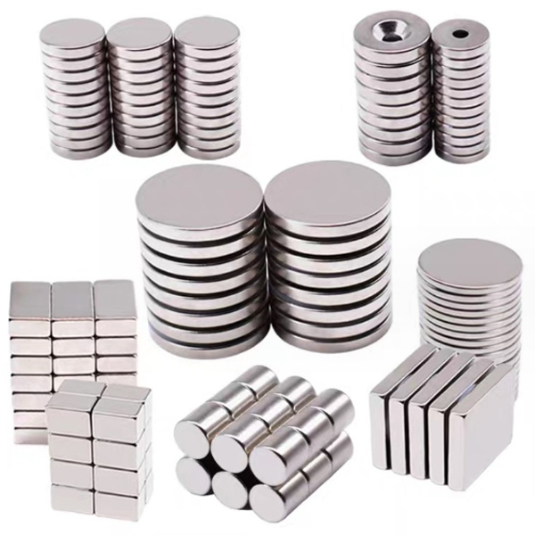 Nam châm đất hiếm tròn không lỗ đường kính 5-10mm