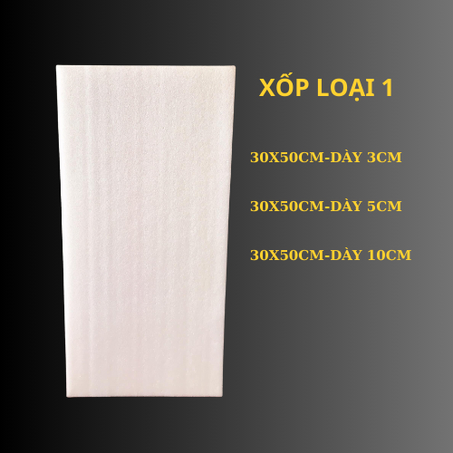 MÚT XỐP DẺO PE CẮM HOA 30X50CM-DÀY 3/5/7CM