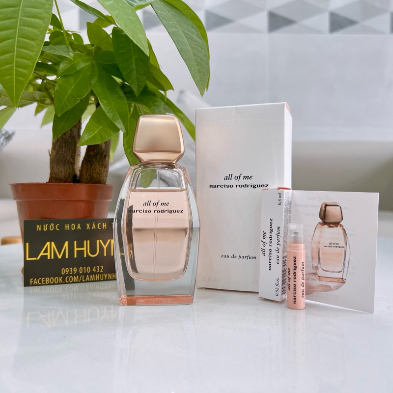 Vial nước hoa ALL OF ME NARCISO edp 0,6ml