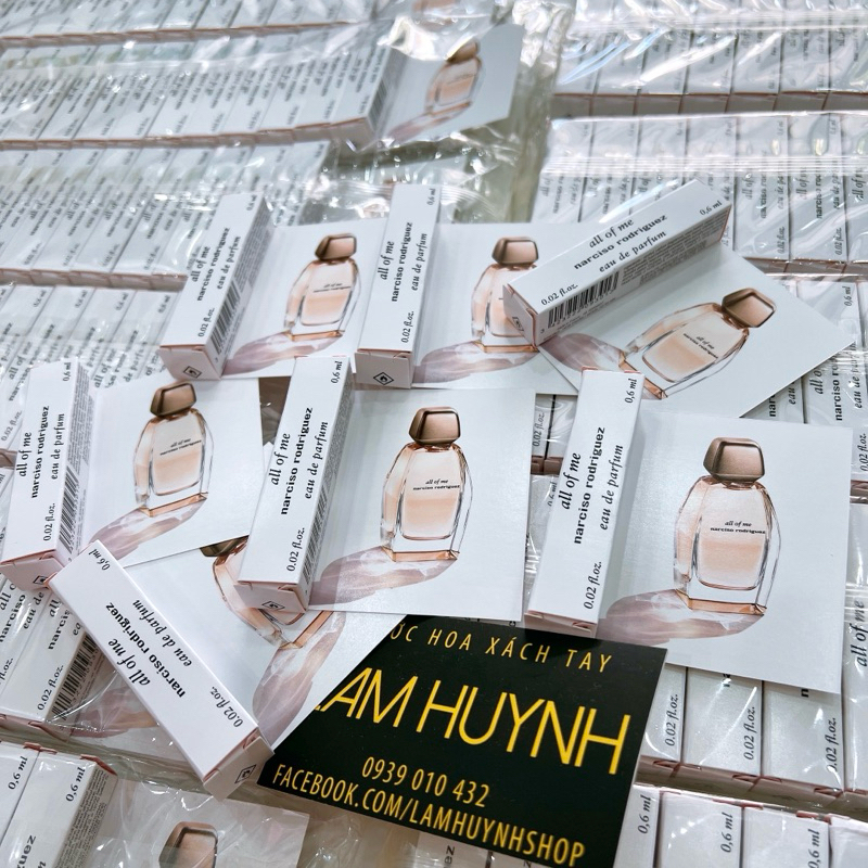 Vial nước hoa ALL OF ME NARCISO edp 0,6ml
