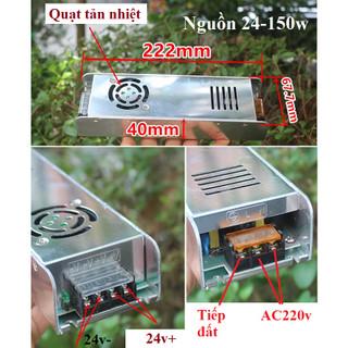Nguồn - Adapter DC các loại 12v, 24v đến 120w
