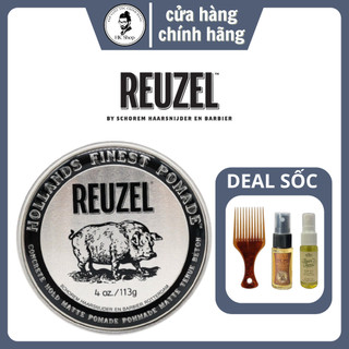 Sáp vuốt tóc Reuzel Concrete Hold Matte Pomade 113Gram