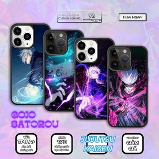 Ốp lưng iP Gojo Satoru, Jujutsu Kaisen, Vô Hạ Hạn, Chú Thuật Hồi Chiến, Ốp lưng anime chống sốc toàn diện
