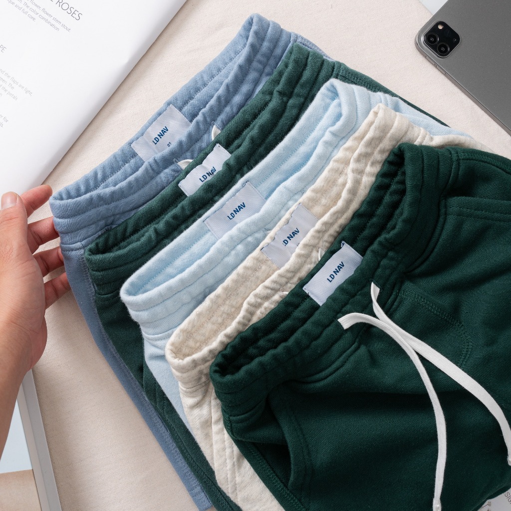 Quần short cho bé trai size từ 11kg- 50kg, Quần short nỉ da cá thoáng khí lưng thun, dây rút dành cho bé 5 màu D204