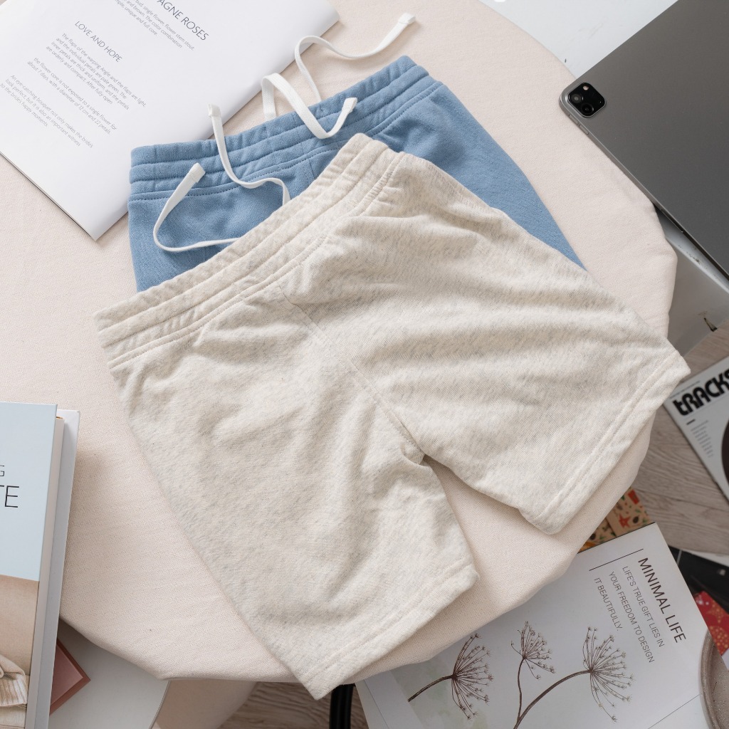 Quần short cho bé trai size từ 11kg- 50kg, Quần short nỉ da cá thoáng khí lưng thun, dây rút dành cho bé 5 màu D204